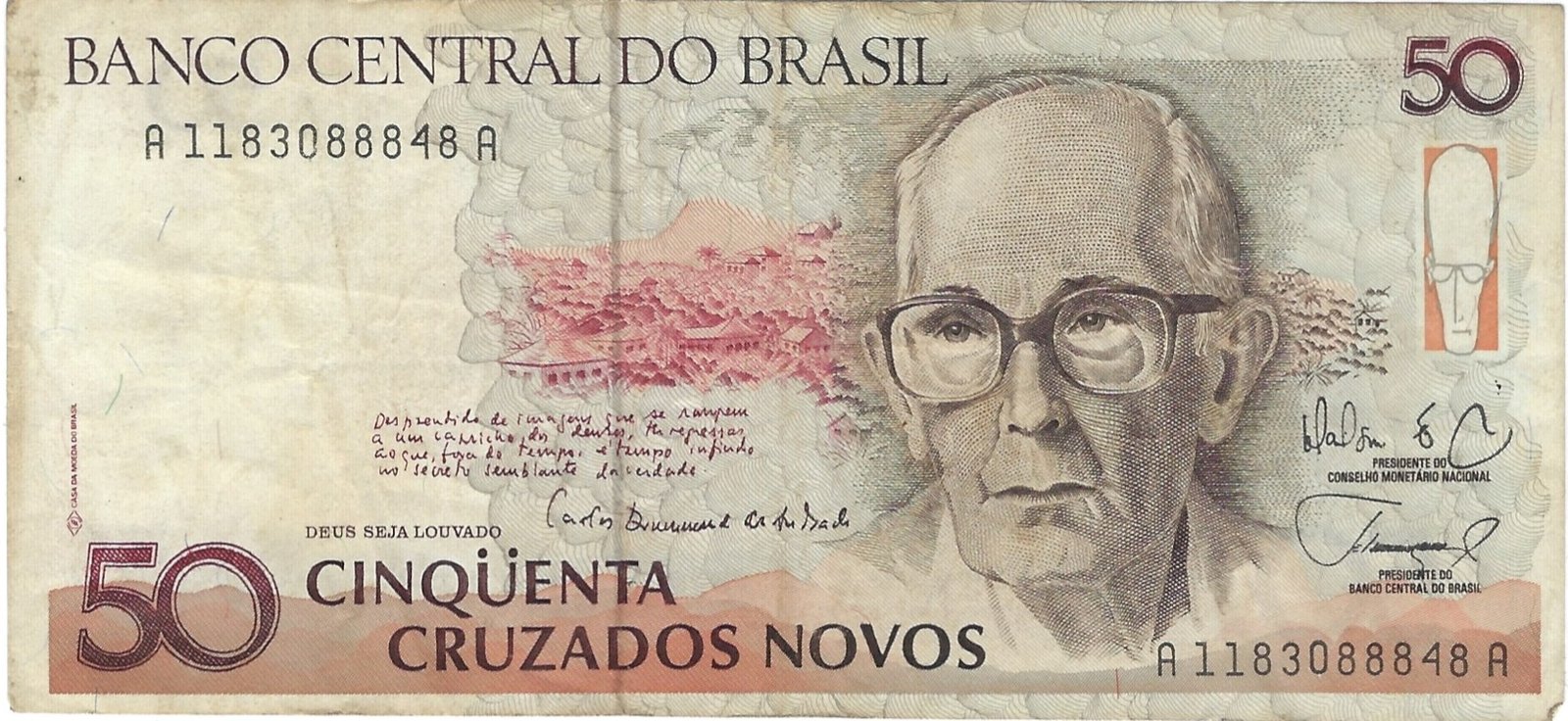 50 Cruzados Novos - Lote 7 - Resultado do leilão de moedas e cédulas